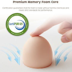 RUMMY Premium Memory Foam Pillow for Perfect Sleep Support